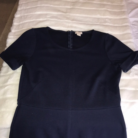 J. Crew navy dress. Size 8. - Picture 2 of 8